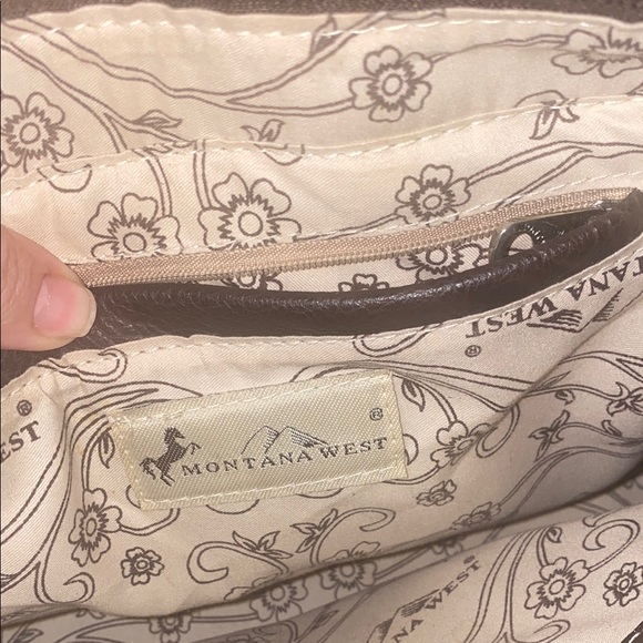 Montana West Brown Studded Shoulder Bag - Picture 6 of 11